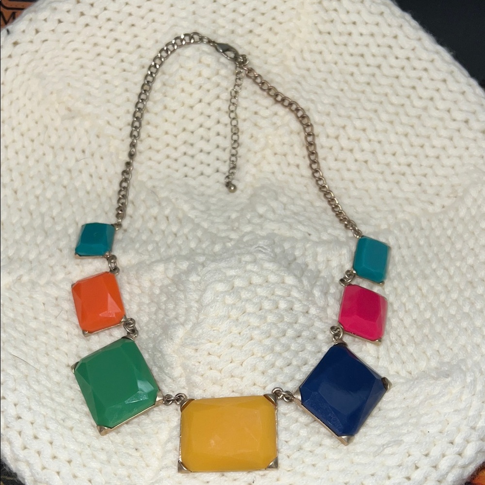 Paparazzi Colorful Geometric Necklace